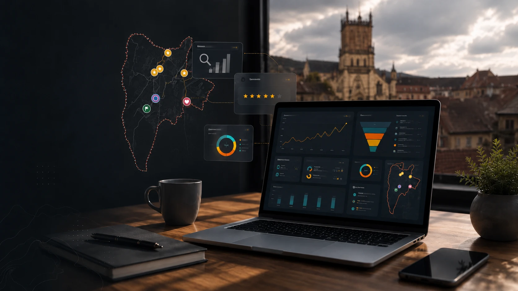 Agence de communication à Belley avec site internet, identité visuelle et visibilité locale